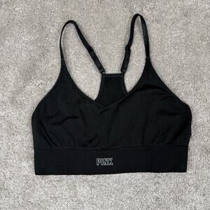 Victoria's Secret PINK Active Seamless Sports Bra Low Impact Racerback Size M